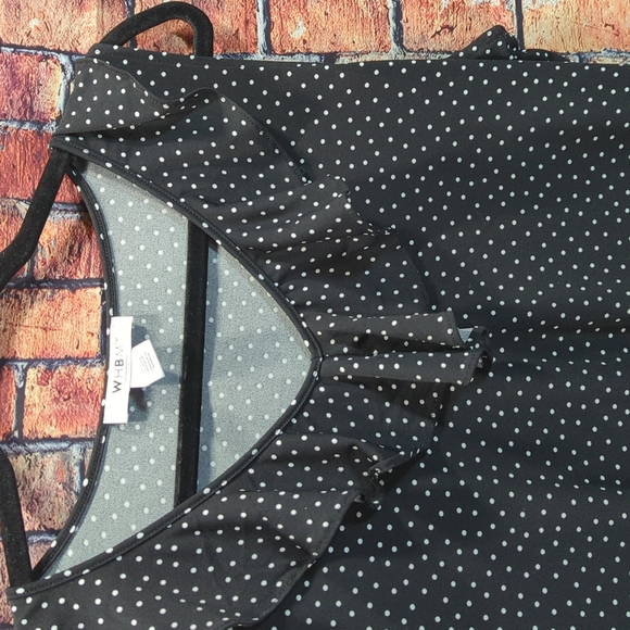 White House Black Market Tops - 4/$14 WHBM Large black white dress tank L ladies